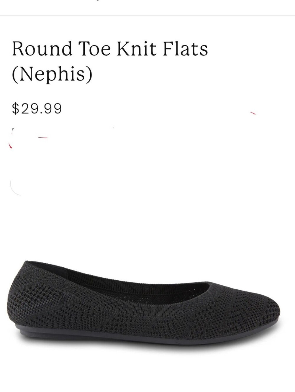 NWT Harborsides Stretch Flats Size 7